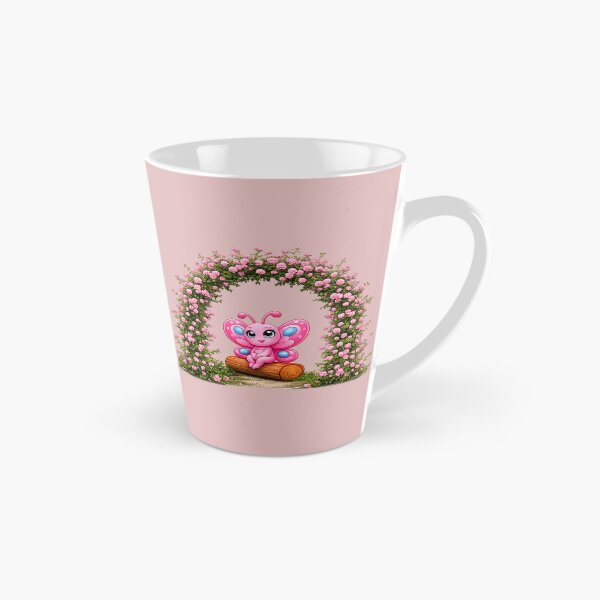 Item preview, Rosie Flutterby enjoying a rest under pink roses designed and sold by Nita Lesley Creates.