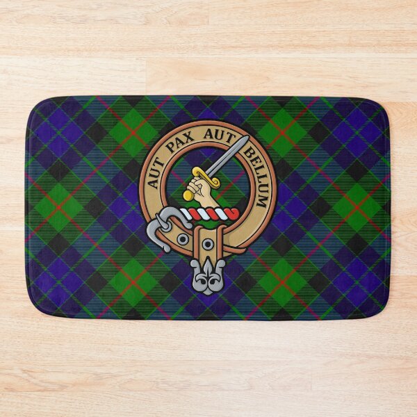 Item preview, Clan Gunn Crest over Tartan designed and sold by sifis.
