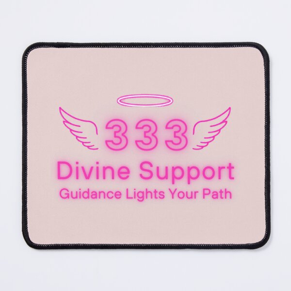 Item preview, Divine Support – Guidance Lights Your Path Spiritual Typography Design designed and sold by CosmicQuietLab.