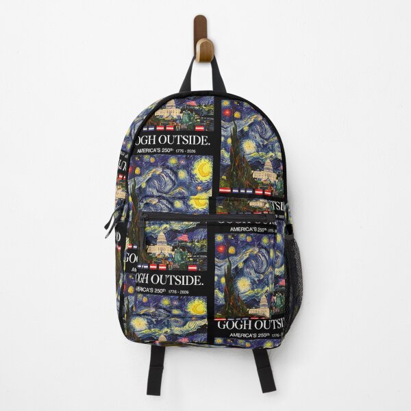 Item preview, Gogh Outside Americas 250th 1776 2026 USA Starry Night Patriotic designed and sold by ostenlee.