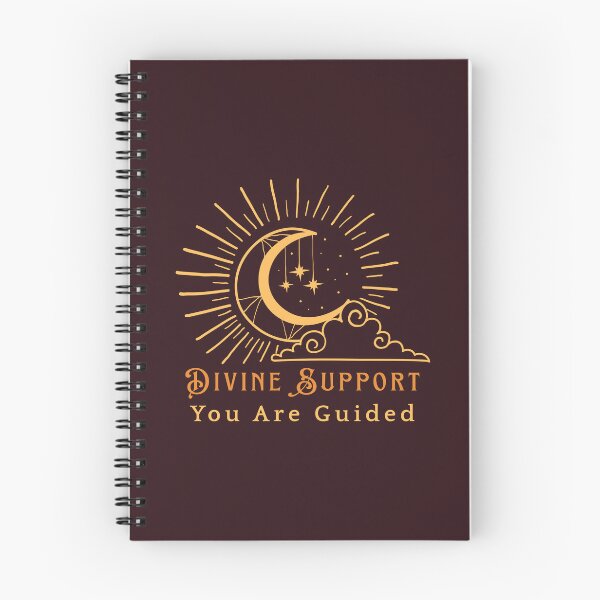 Item preview, Divine Support – You Are Guided Spiritual Typography Design designed and sold by CosmicQuietLab.