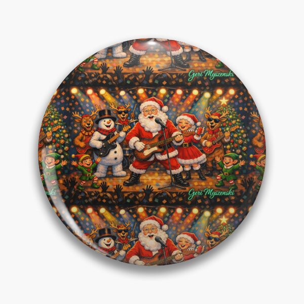 Item preview, Santa’s Rockin’ Christmas in July Jam – Holiday Band Extravaganza designed and sold by The Art Queen Of Michigan .