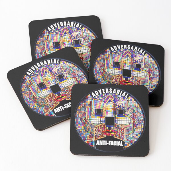 Item preview, Adversarial Anti-Facial Recognition Invisibility Camouflage designed and sold by gear-posters.