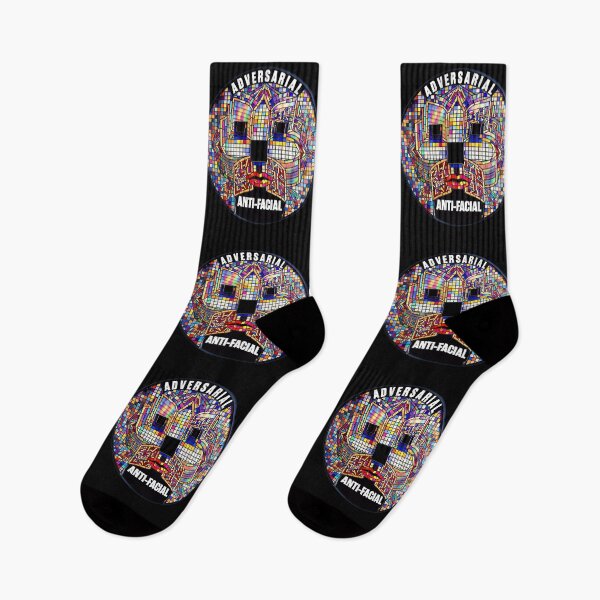 Item preview, Adversarial Anti-Facial Recognition Invisibility Camouflage designed and sold by gear-posters.
