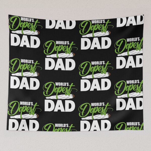 Item preview, World's Dopest Dad Funny Cannabis Father's Day designed and sold by ostenlee.