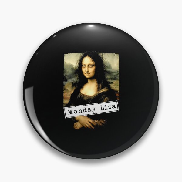 Item preview, Monday Lisa Funny Mona Lisa Monday Meme Parody designed and sold by ostenlee.