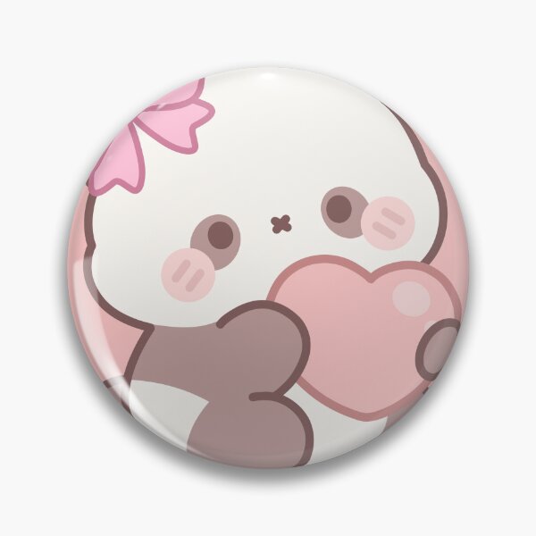 Item preview, Cute Kawaii Panda with Pink Heart and Bow designed and sold by ranivibes008.