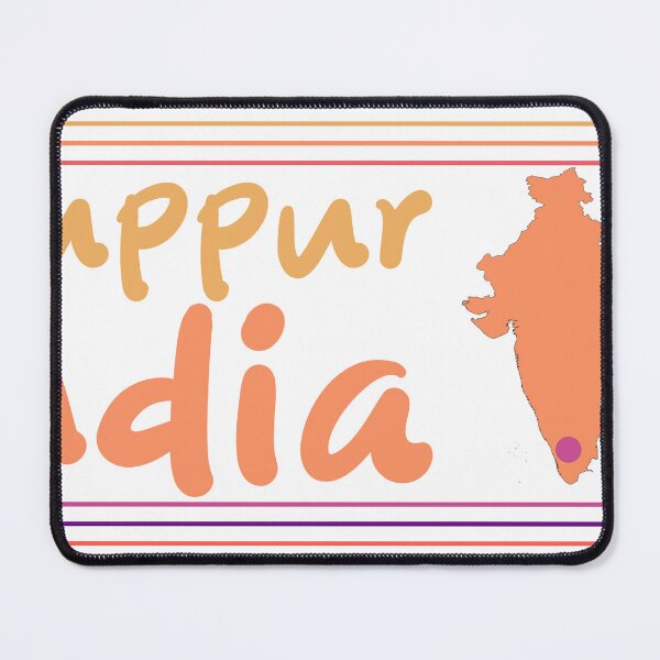 Item preview, Tiruppur India City Marked On Country Map designed and sold by TheIconSmith.