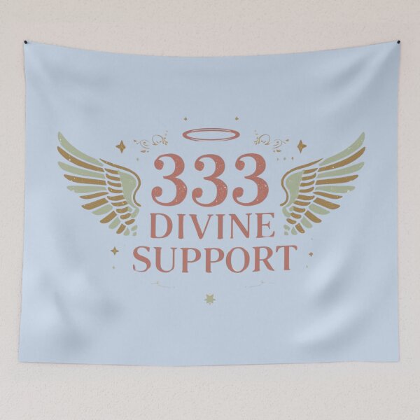 Item preview, 333 Angel Number – Divine Support Spiritual Wings Design designed and sold by CosmicQuietLab.