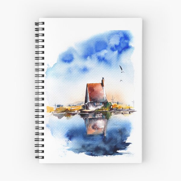 Item preview, Landscape with House and River designed and sold by CanotStop.