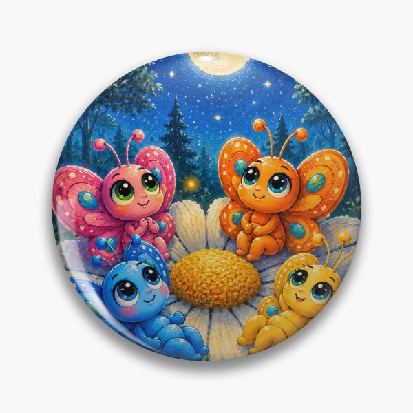 Item preview, The Flutterbys resting under the moon designed and sold by Nita Lesley Creates.