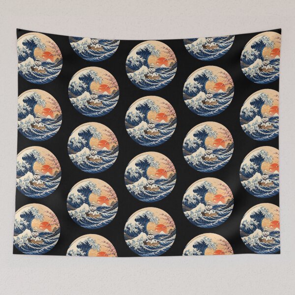 Item preview, Funny Coton de Tulear Captain Japanese Kanagawa Wave Japan Boat Mom Dad Kids designed and sold by FurryHavenPH.