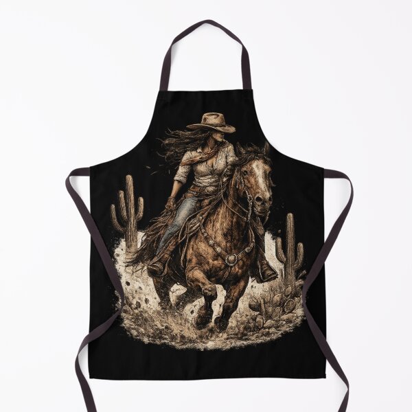 Item preview, Cowgirl Riding a Horse designed and sold by ttuniques.