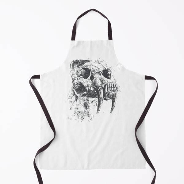 Item preview, Grimdark Sabertooth Tiger Skull Ink designed and sold by drTerrens.