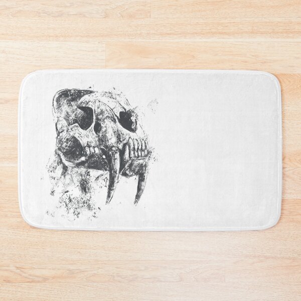 Item preview, Grimdark Sabertooth Tiger Skull Ink designed and sold by drTerrens.
