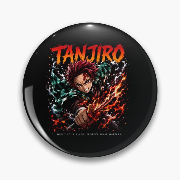 Item preview, Tanjiro Kamado- Hinokami Kagura -Water Breathing-Epic Warrior Aesthetic Design designed and sold by Trinidesigns123.