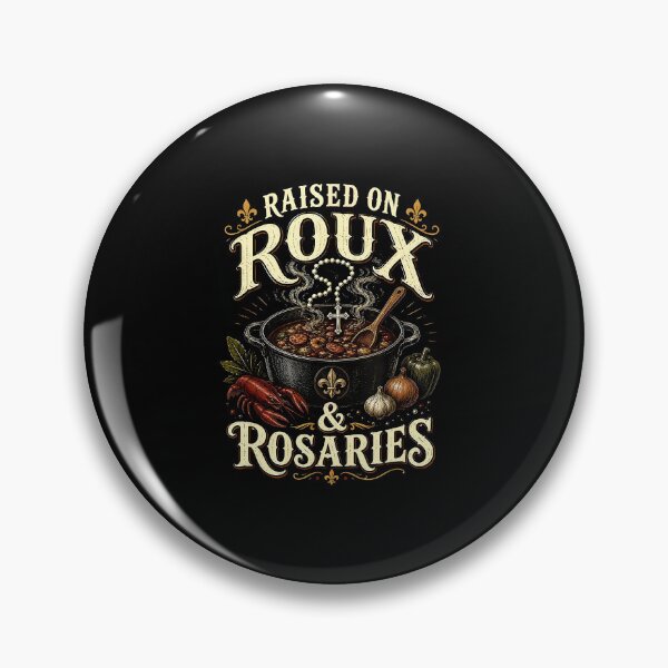 Item preview, Raised On Roux & Rosaries Cajun Catholic Cooking Heritage designed and sold by ostenlee.
