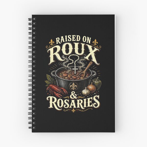 Item preview, Raised On Roux & Rosaries Cajun Catholic Cooking Heritage designed and sold by ostenlee.