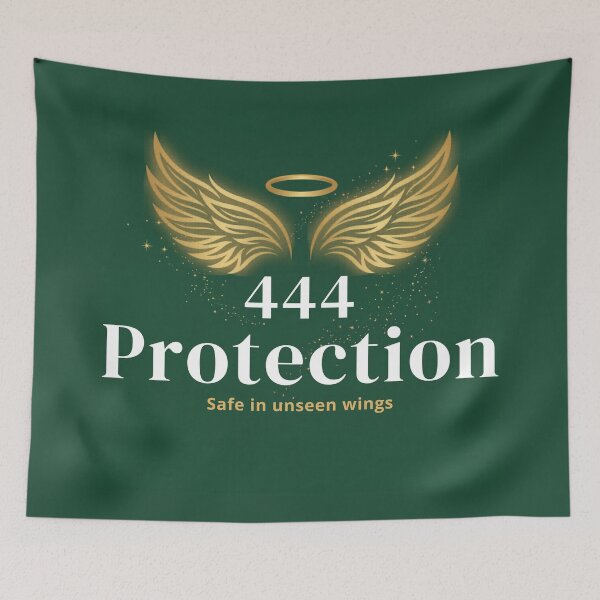 Item preview, Protection – Safe Within Unseen Wings Spiritual Design designed and sold by CosmicQuietLab.