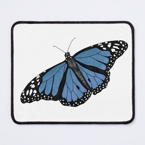 Item preview, Blue Monarch Butterfly Art designed and sold by wildridgestudio.