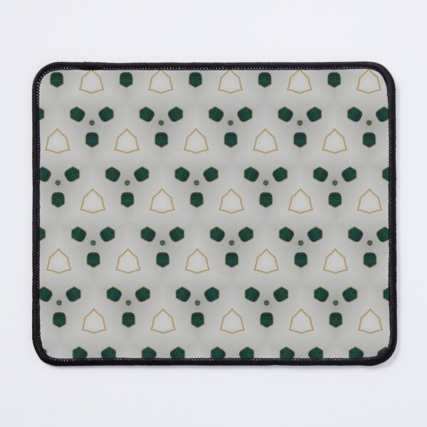 Item preview, Green Black Geometric Dot Pattern Design designed and sold by IntelliMindDesigns.