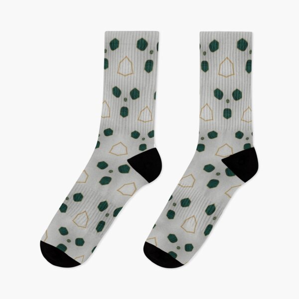 Aperçu de l'œuvre Motif géométrique à pois verts et noirs créée et vendue par IntelliMindDesigns.