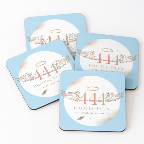 Item preview, 444 Angel Number – Divine Protection Spiritual Design designed and sold by CosmicQuietStudio.