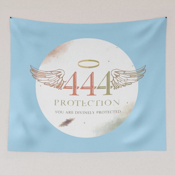 Item preview, 444 Angel Number – Divine Protection Spiritual Design designed and sold by CosmicQuietLab.