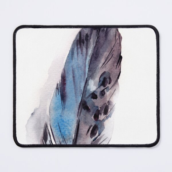 Item preview, Blue and Gray Feather Close-up designed and sold by CanotStop.