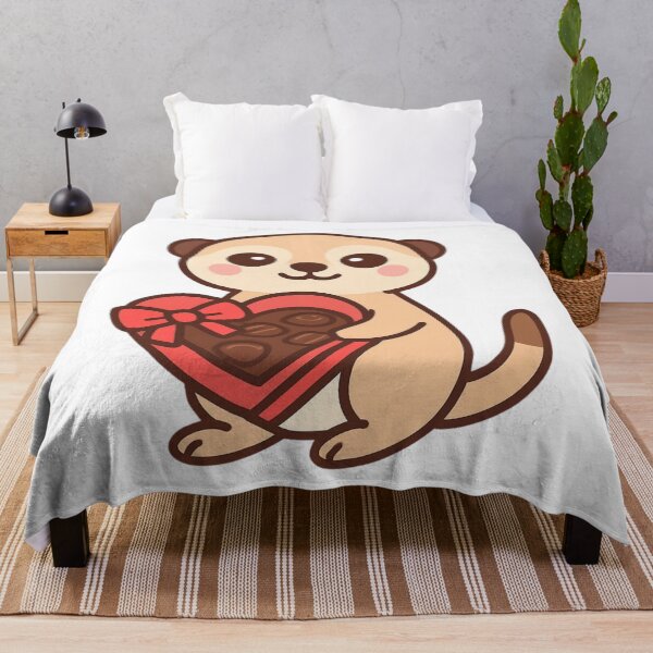 Item preview, Sweet Surprise Meerkat - Cute Valentine Sticker designed and sold by foryouandyours.