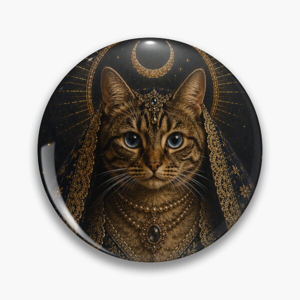 Item preview, Beautiful ornate tabby cat with jewels designed and sold by *~*MagicCorner*~*.