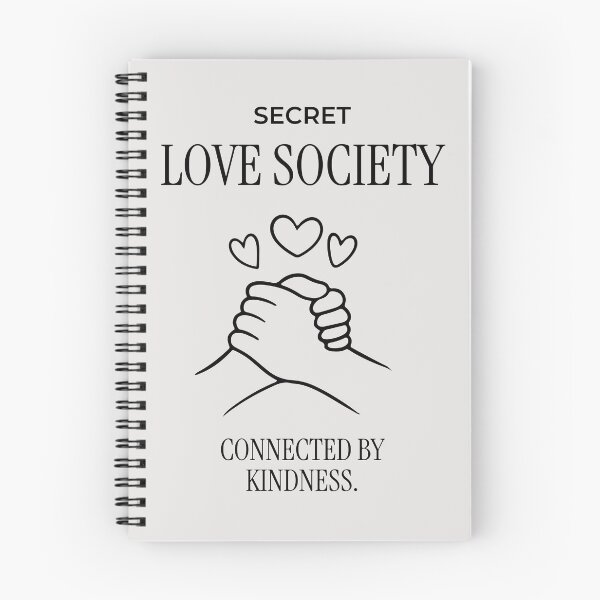 Item preview, Secret Love Society Kindness Graphic Design designed and sold by PrintandJoy.