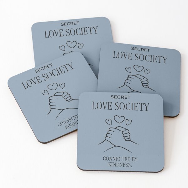 Item preview, Secret Love Society Kindness Graphic Design designed and sold by PrintandJoy.