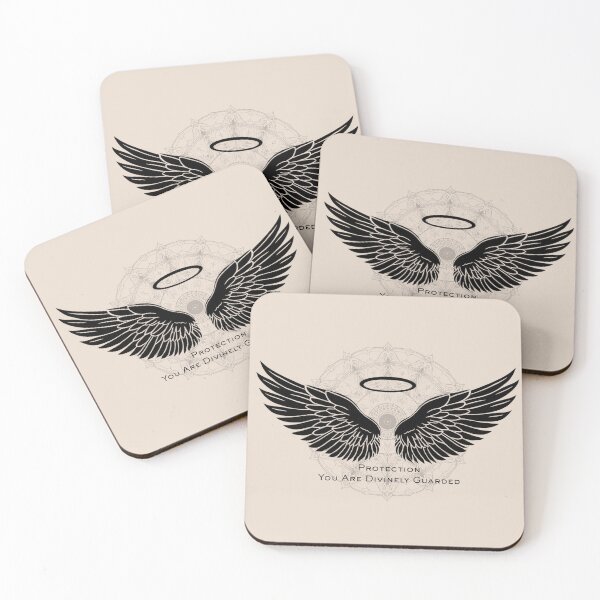 Item preview, Protection – You Are Divinely Guarded Spiritual Typography Design designed and sold by CosmicQuietStudio.
