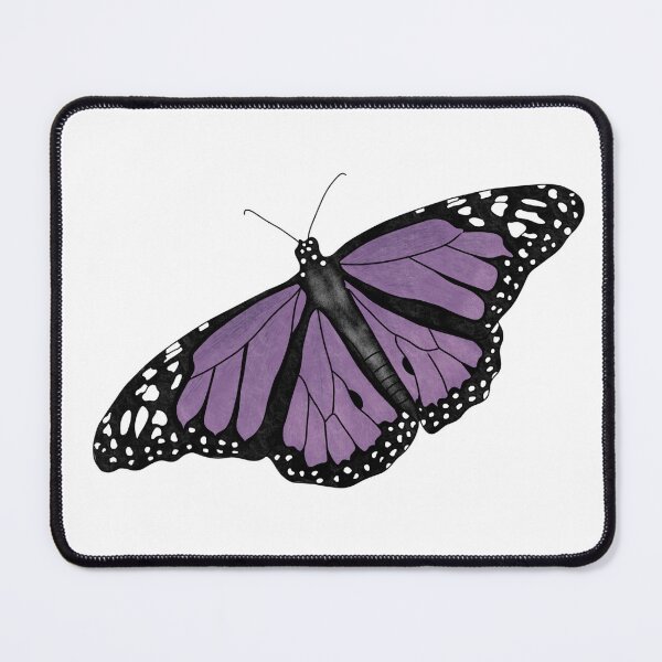 Item preview, Purple Monarch Butterfly Illustration designed and sold by wildridgestudio.