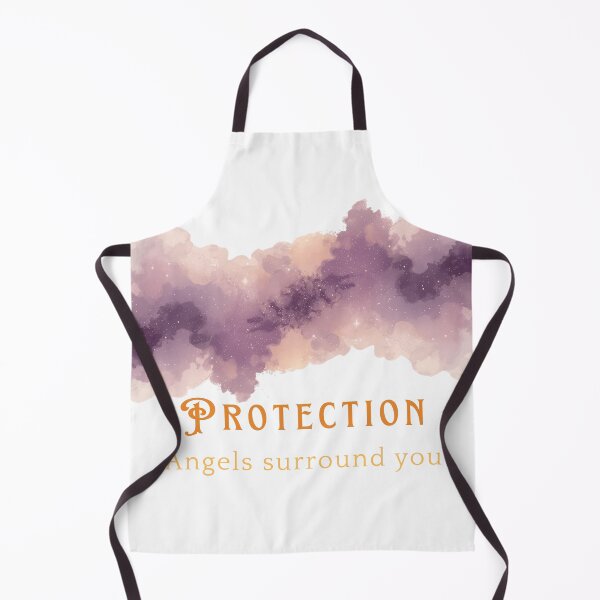 Item preview, Protection – Angels Surround You Spiritual Typography Design designed and sold by CosmicQuietLab.