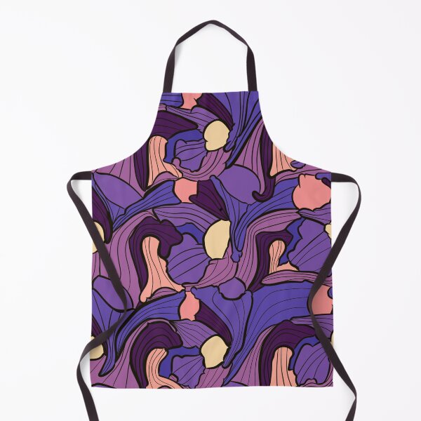 Item preview, Abstract Purple Floral Flow Pattern designed and sold by kaneleefordart.