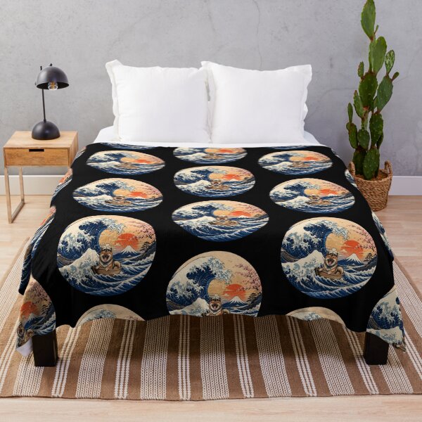 Item preview, Funny Eurasier Captain Japanese Kanagawa Wave Japan Boat Mom Dad Kids designed and sold by FurryHavenPH.