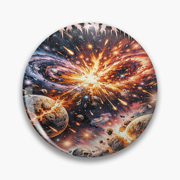 Item preview, Celestial Carnage – Cosmic Apocalypse Illustration designed and sold by Artisan Finds Online.