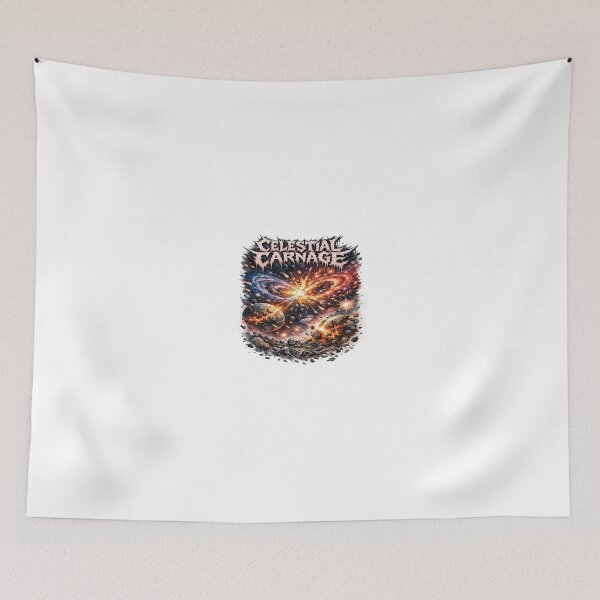 Item preview, Celestial Carnage – Cosmic Apocalypse Illustration designed and sold by Artisan Finds Online.