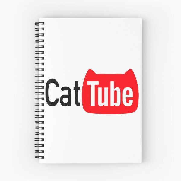 Item preview, Cat Tube - Funny streaming parody logo with cat designed and sold by aStro678.
