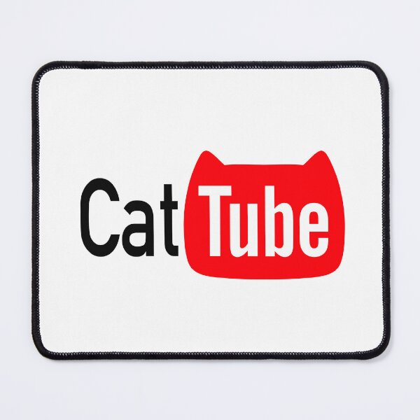 Item preview, Cat Tube - Funny streaming parody logo with cat designed and sold by aStro678.
