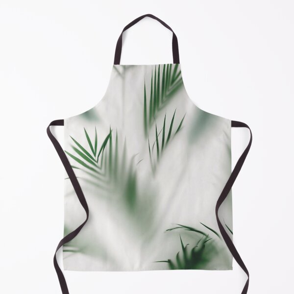Item preview, Minimalist Sage Green Palm Leaves Frosted Glass Botanical Art designed and sold by LYAN-STORE.