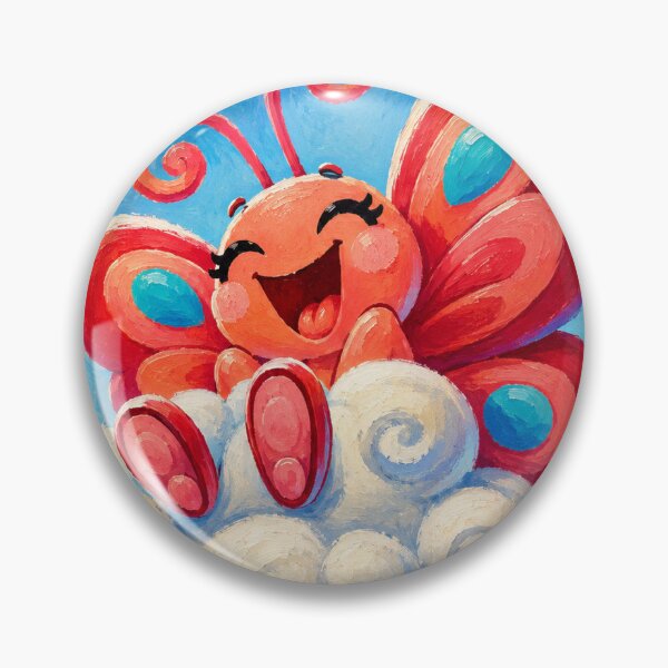 Item preview, Ruby Flutterby laughing on a cloud designed and sold by Nita Lesley Creates.
