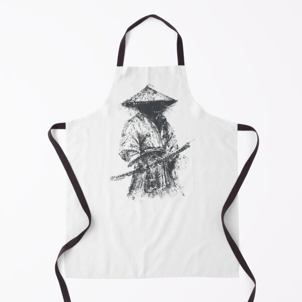 Item preview, Grimdark Ronin Samurai Ink Illustration designed and sold by drTerrens.