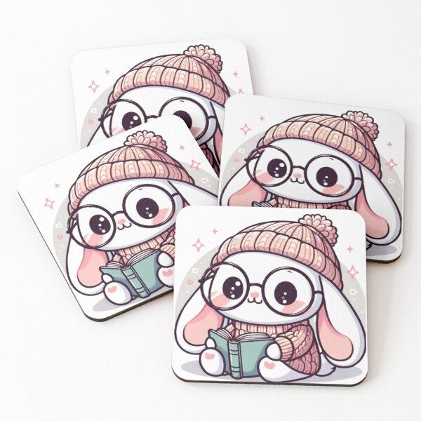 Item preview, Cozy Bunny Reading Book | Cute Book Lover Aesthetic designed and sold by vigzhifushions.