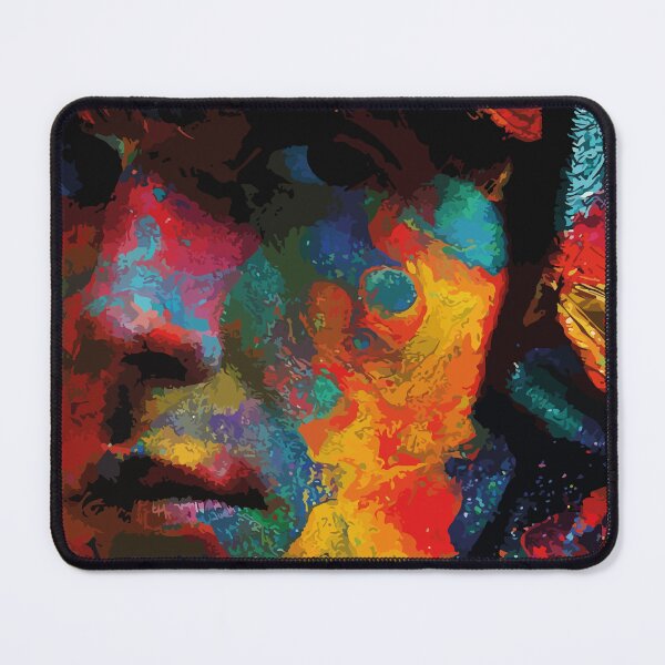 Item preview, of Oliver Tree Psychedelic Abstract Retro Portrait Art designed and sold by VYBE DARK Studio.