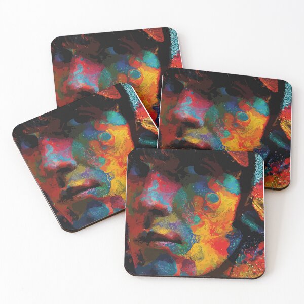 Item preview,  of Oliver Tree Psychedelic Abstract Retro Portrait Art designed and sold by TauqeerArts.
