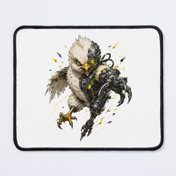 Item preview, Cybernetic Chick Yellow Futuristic Bird designed and sold by Artmares.