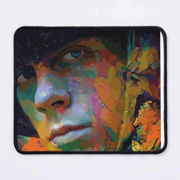 Item preview, Oliver Tree Psychedelic Abstract Retro Portrait Art designed and sold by VYBE DARK Studio.